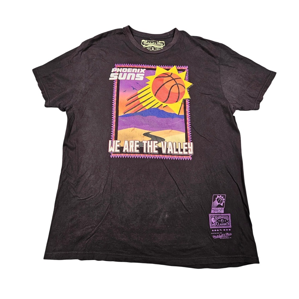 Mitchell & Ness Phoenix Suns We Are The Valley T-Shirt Mens XL Hardwood Classics